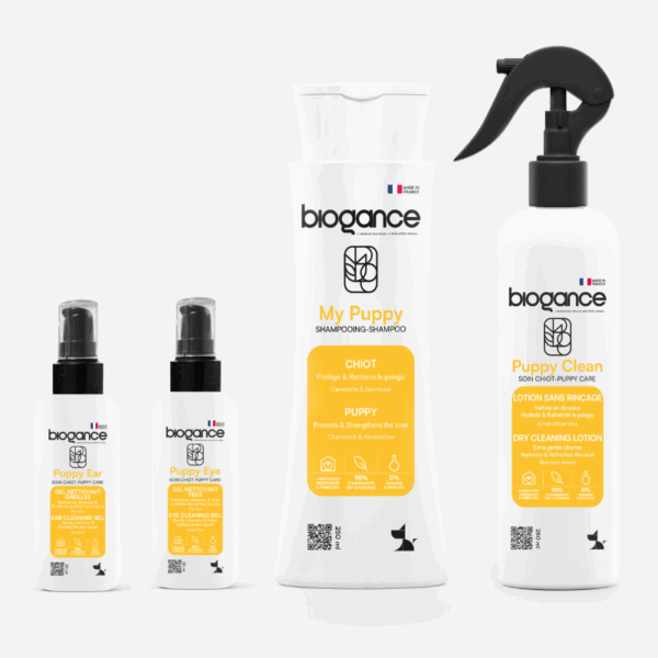 Pack Hygiène Chiot by Biogance – Soins complets et naturels pour chiots dès 3 mois